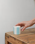 Ceramic Blue Stripe Plant Pot / Various Sizes