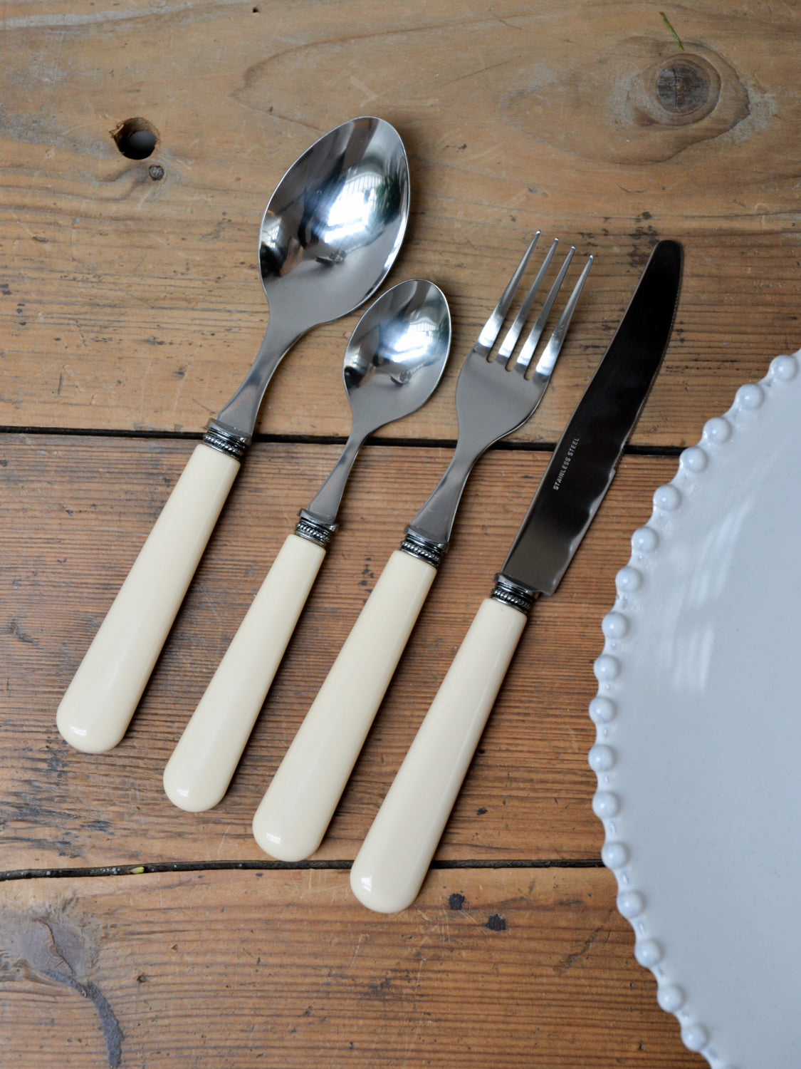 Ivory Stainless Steel Teaspoon