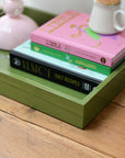 Green Lacquered Tray