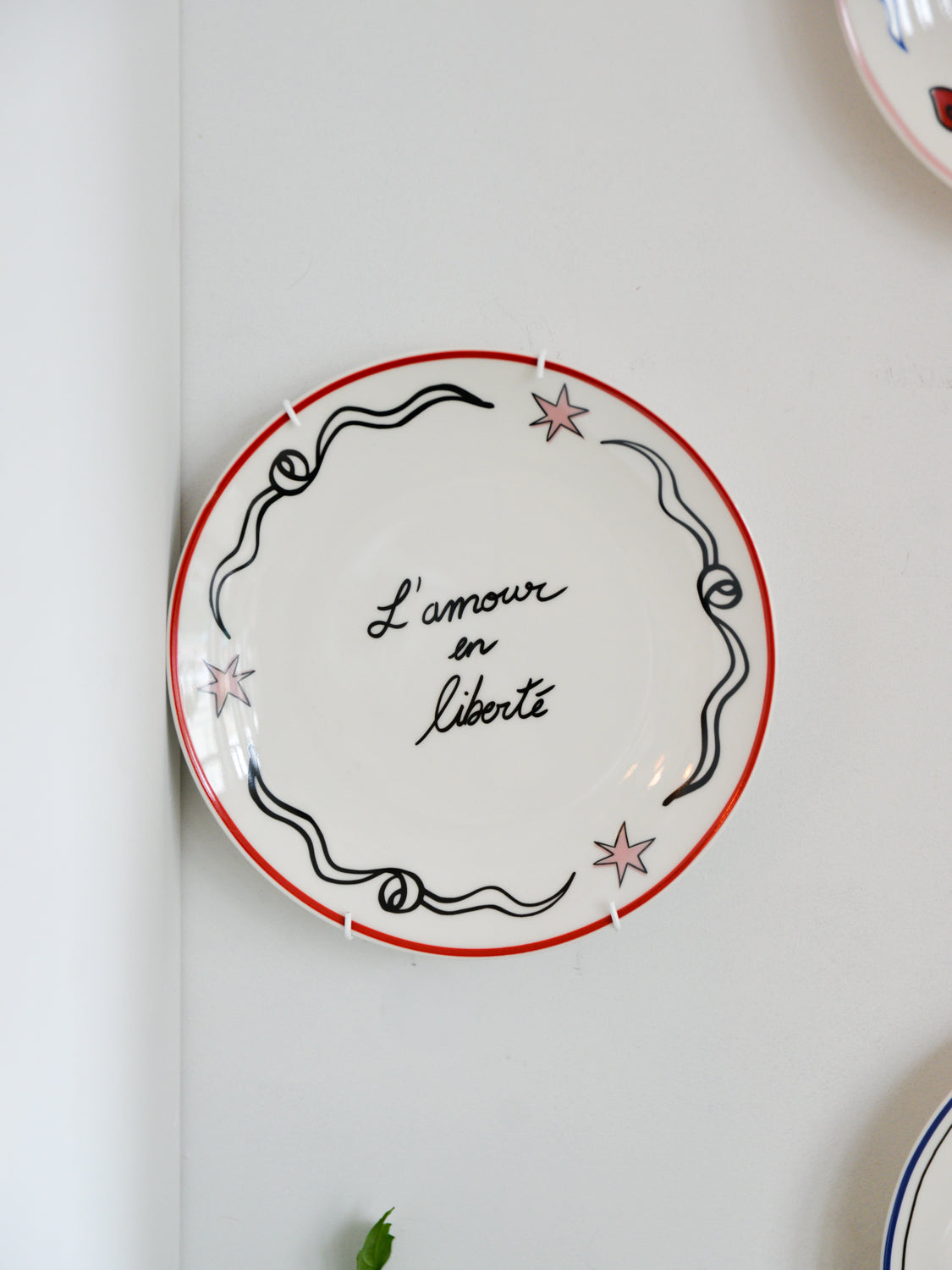 Love and Freedom Dessert Plates