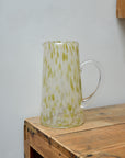 Speckled Pitcher with Handle / Khaki