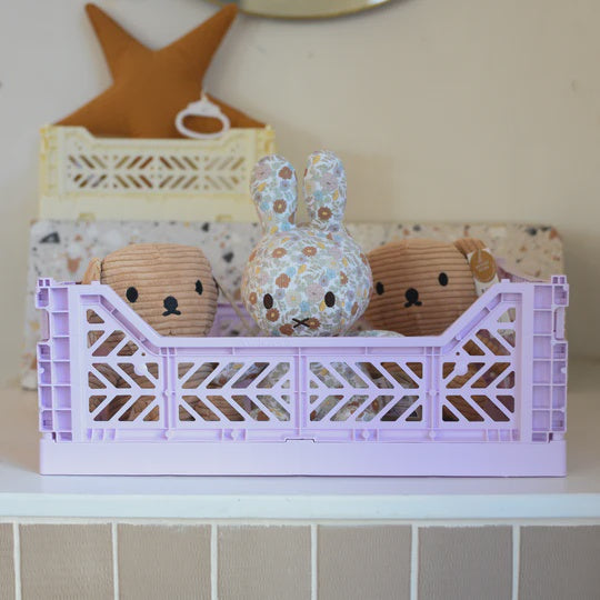 Medium Folding Crate / Orchid