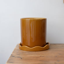 Load image into Gallery viewer, Plant Pot With Scalloped Saucer / Colours