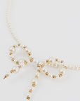 Pearl Bow Necklace
