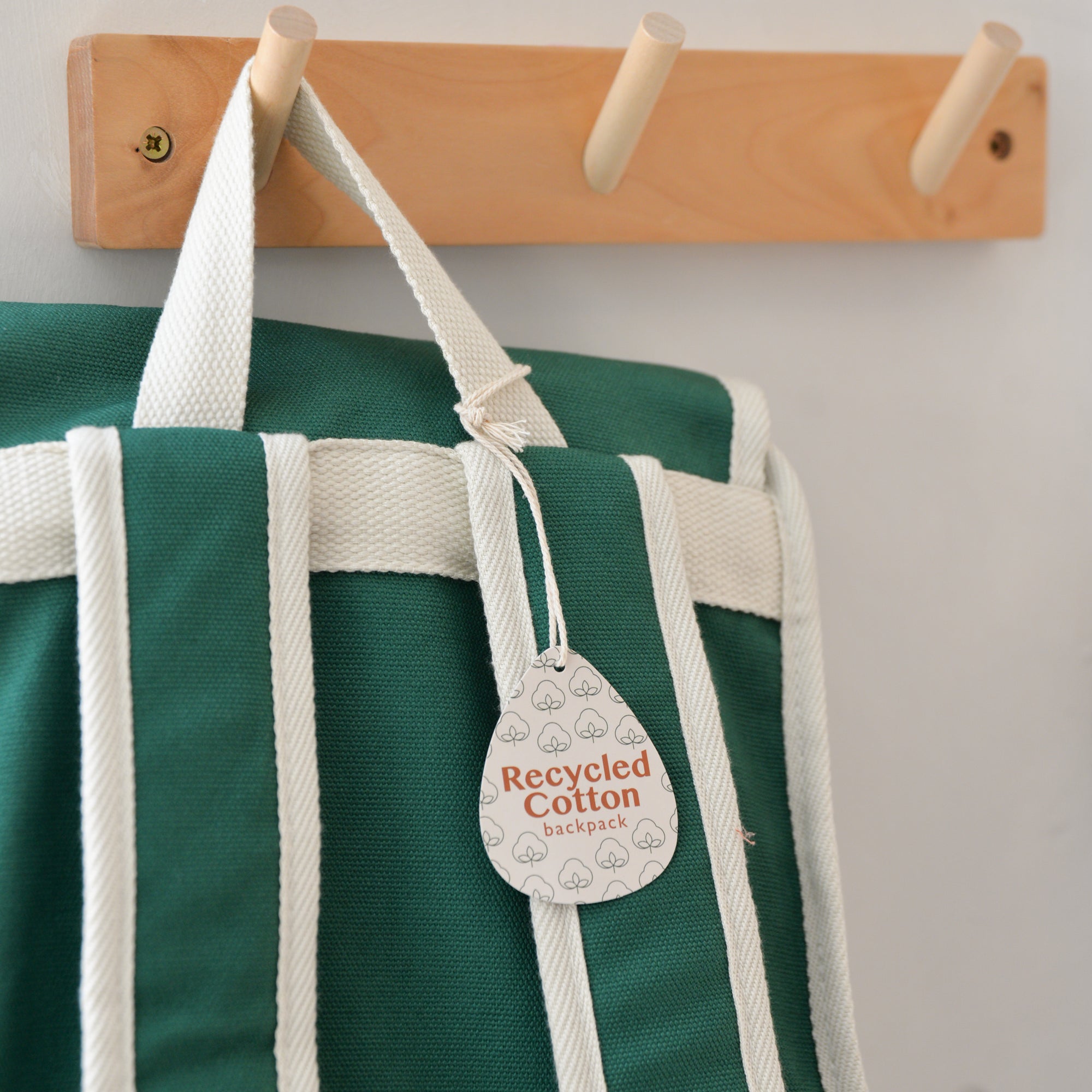 Recycled Cotton Backpack / Colours