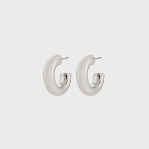 Phase Small Hoops / Silver