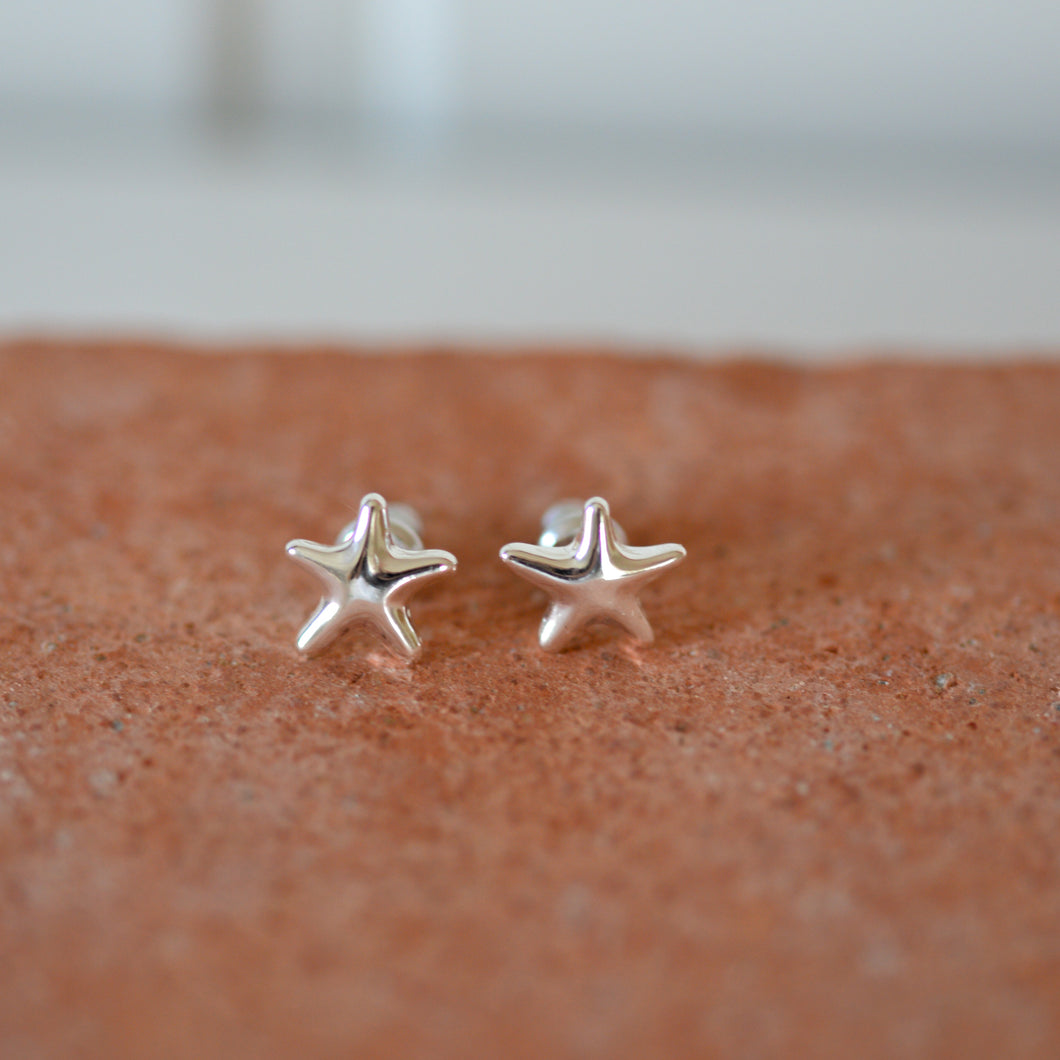 Andre Star Stud Earrings / Silver