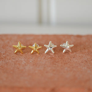Andre Star Stud Earrings / Silver