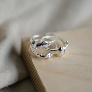 Anne Set of Three Stacking Rings / Gold or Silver