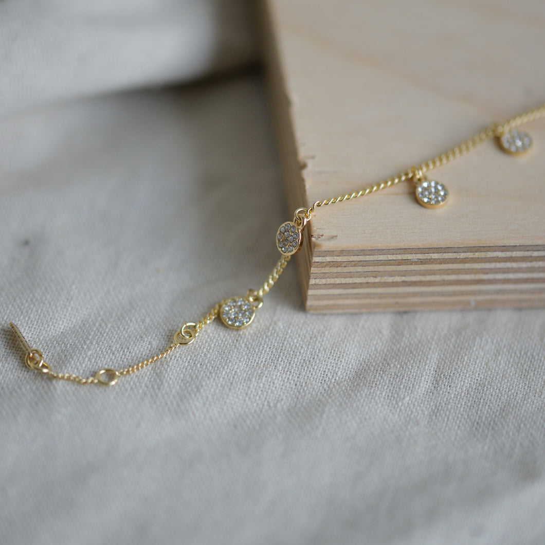 Chayenne Crystal Bracelet / Gold