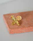 Dream Statement Flower Ring Gold Plated