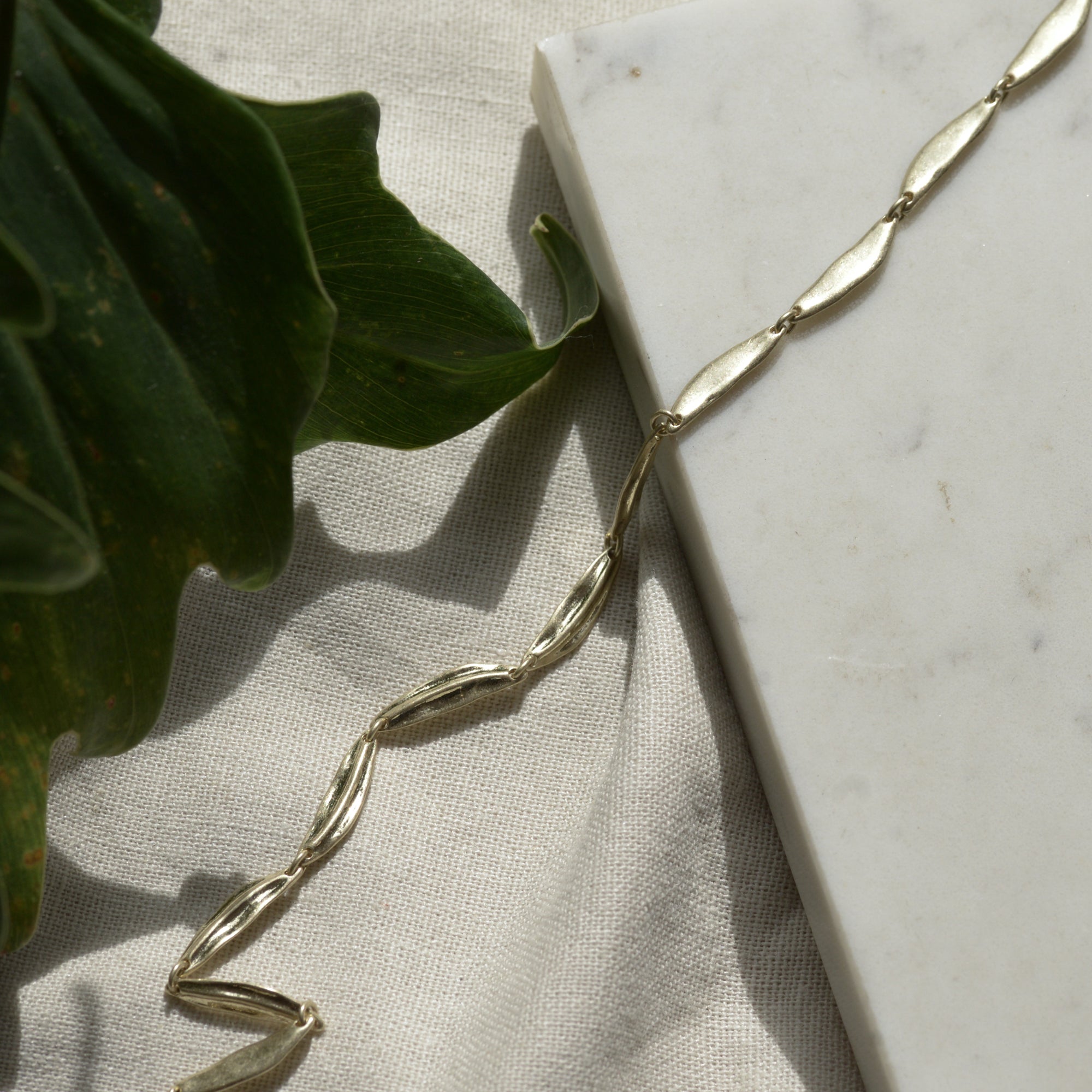 Echo Recycled Necklace / Gold and Silver