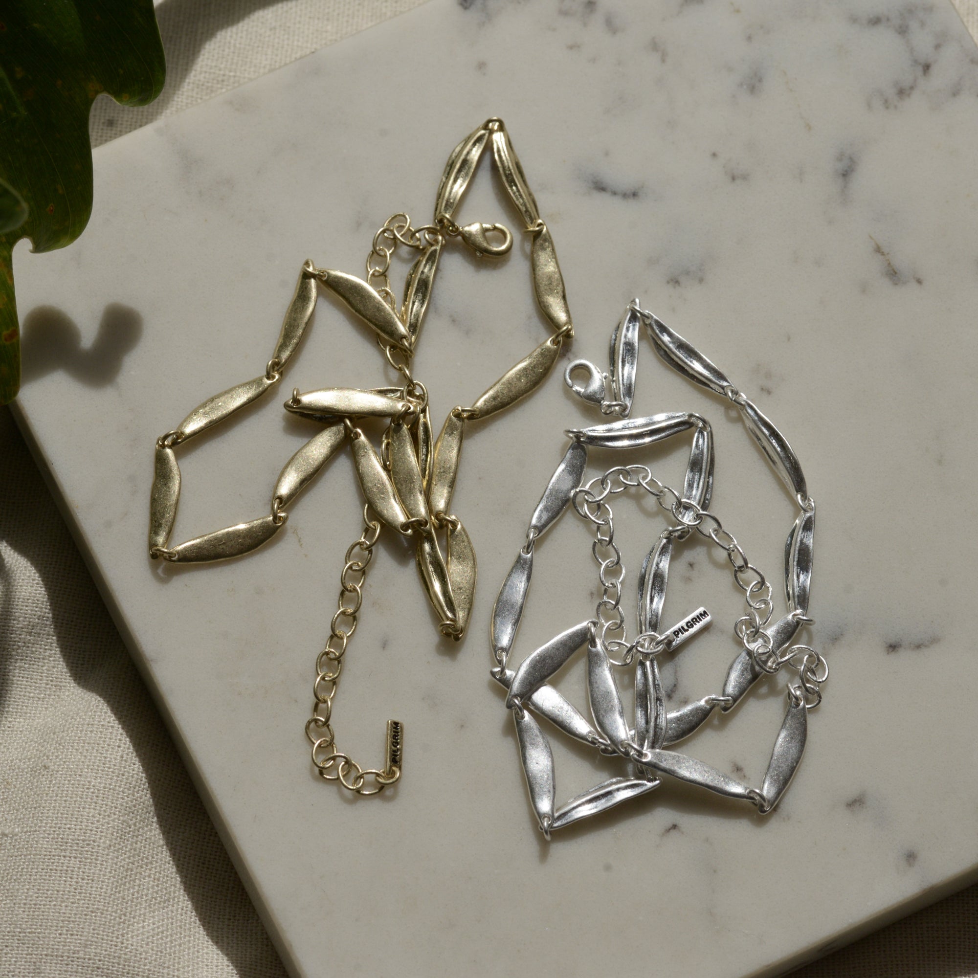 Echo Recycled Necklace / Gold and Silver