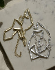 Echo Recycled Necklace / Gold and Silver