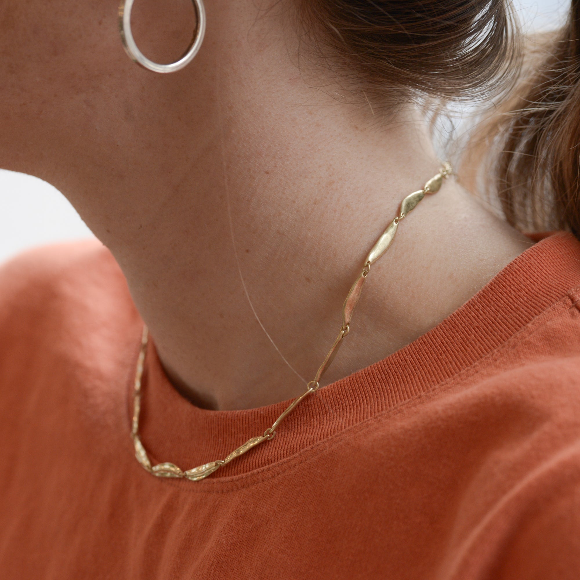 Echo Recycled Necklace / Gold and Silver
