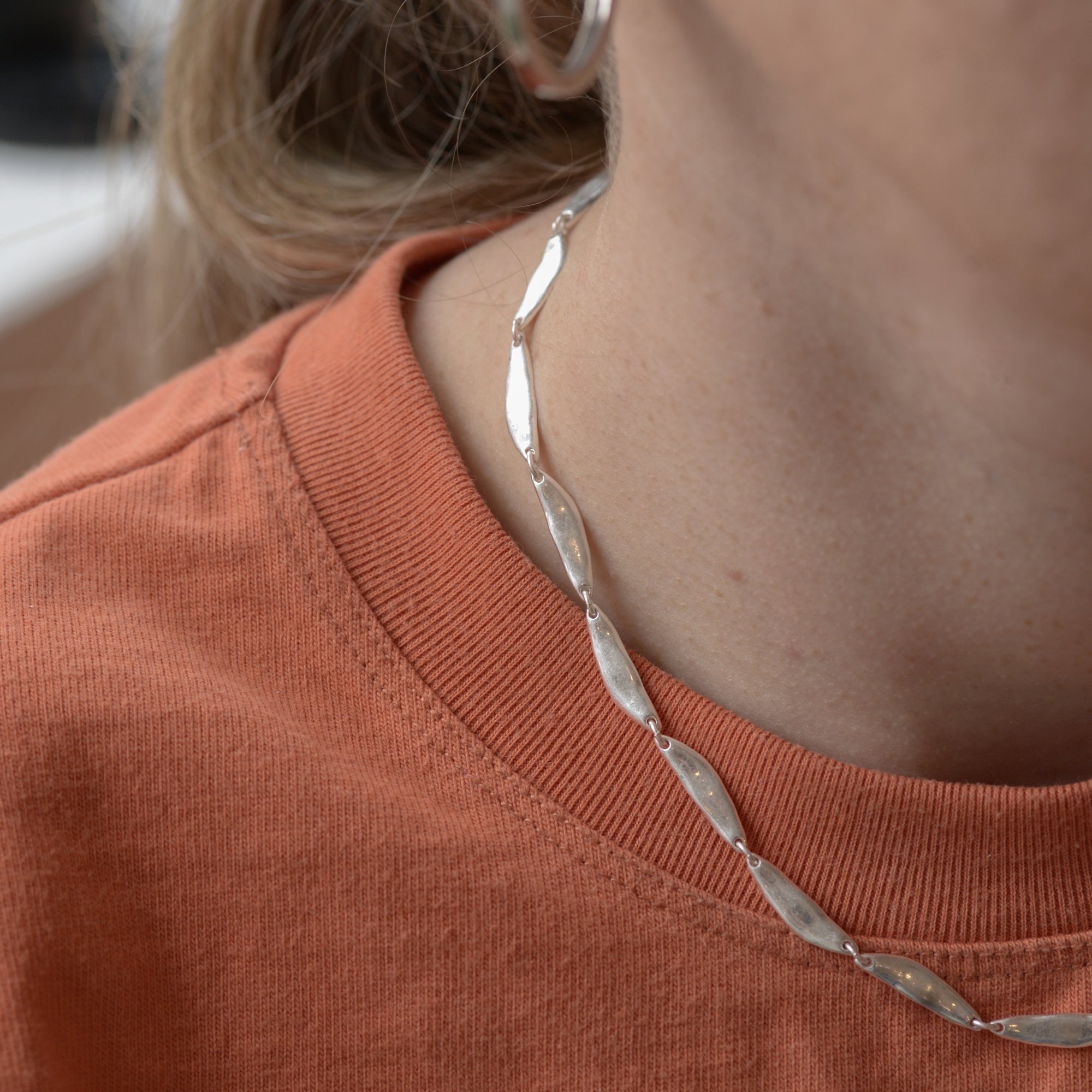 Echo Recycled Necklace / Gold and Silver