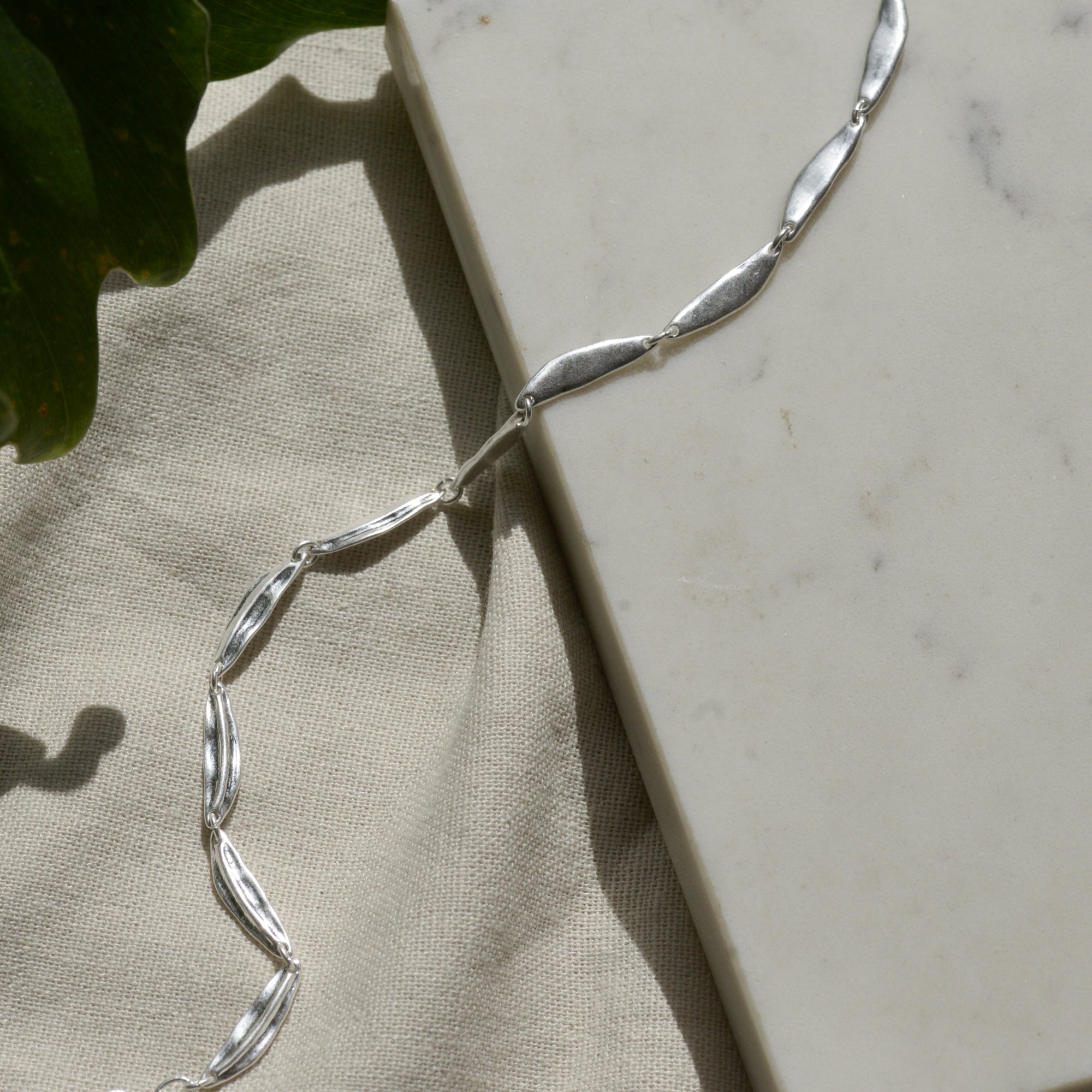 Echo Recycled Necklace / Gold and Silver