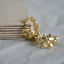Load image into Gallery viewer, Echo Recycled Hoop Earrings / Gold