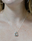 Free Pendant Necklace / Silver