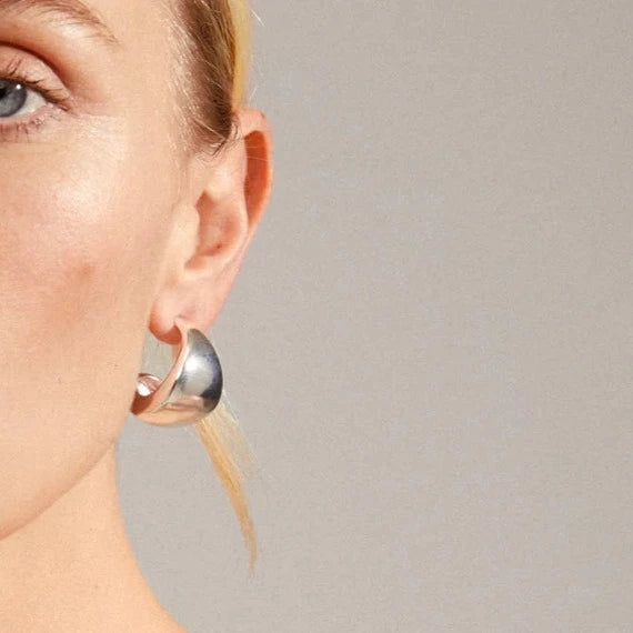 Kasia Recycled Earrings / Gold and Silver