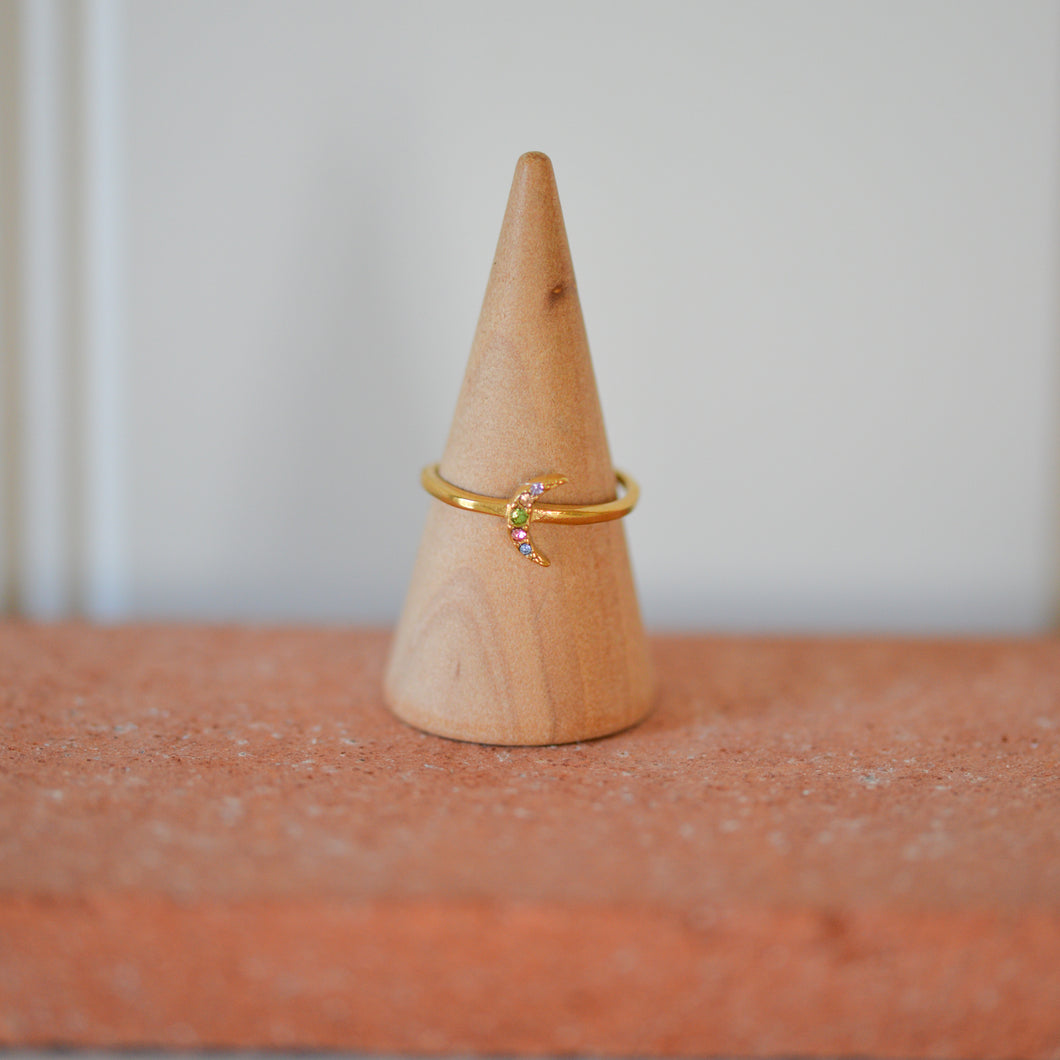 Lulu Moon Stack Ring / Gold