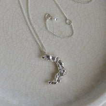Load image into Gallery viewer, Moon Charm Necklace / Gold or Silver