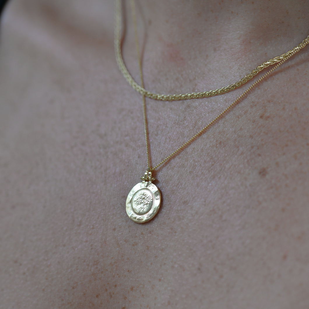 Pilgrim Nomad 2-in-1 Coin Necklace Gold Plated