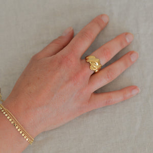 Ofira Textured Ring in Gold or Silver