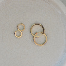 Load image into Gallery viewer, Reign 2-in-1 Diamond Hoops / Gold