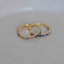 Load image into Gallery viewer, Reign 2-in-1 Diamond Hoops / Gold