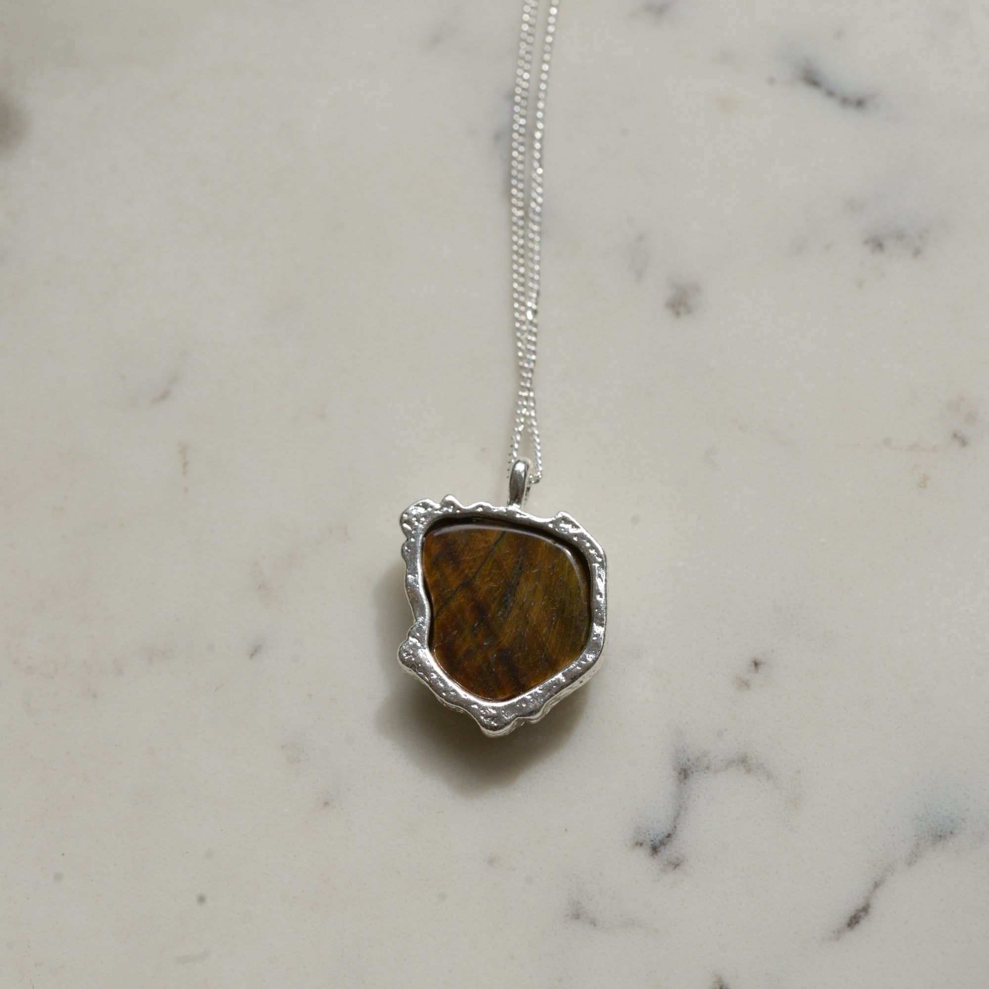 Rhythm Recycled Pendant Necklace/ Gold and Silver