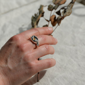 Rhythm Recycled Statement ring / Gold and Silver