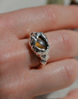Rhythm Recycled Statement ring / Gold and Silver