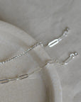 Rowan Crystal 2 in 1 Bracelet /  Silver