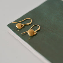 Load image into Gallery viewer, Sophia Heart Pendant Earrings / Gold
