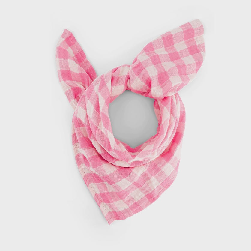 Muslin Swaddle / Pink Gingham
