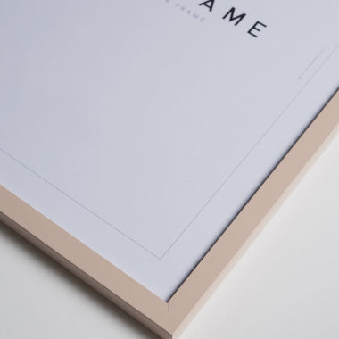 Hand Made Pink Solid Wood Frame / A3