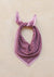 Merino Triangle Scarf / Pink Stripe