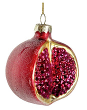 Load image into Gallery viewer, Pomegranate Glass Hanging Tree Decoration