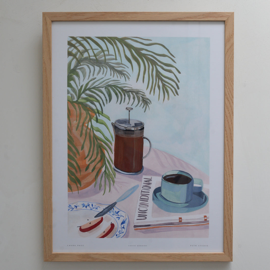Coffee Morning by Laura Page  / 30 x 40