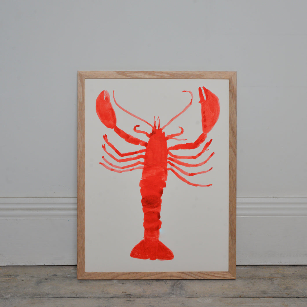 'Langosta' Lobster Print by Marina Garcia Fernandez