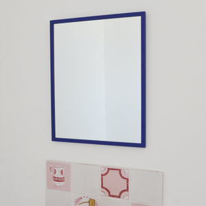 Rectangular Mirror - Blue Wood