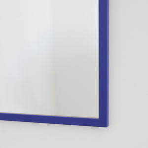 Rectangular Mirror - Blue Wood