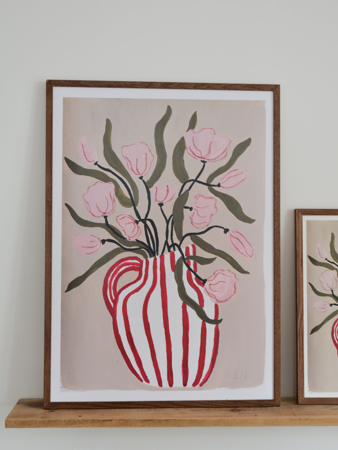 Red Stripe Vase Camilla Bergqqvist / Sizes