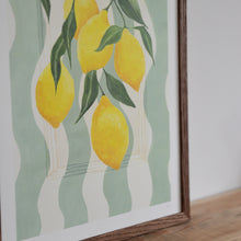 Load image into Gallery viewer, Striped Lemons A3