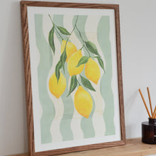 Load image into Gallery viewer, Striped Lemons A3
