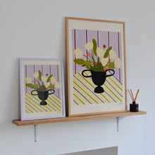 Load image into Gallery viewer, Carla Llanos: Flowers on Striped Cloth