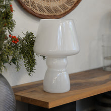 Load image into Gallery viewer, White Classic Tall or Vintage Mushroom Table Lamp