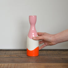 Load image into Gallery viewer, Nina Candleholder in Pink and Red