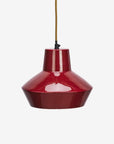 Red Enamel Ceiling Lamp